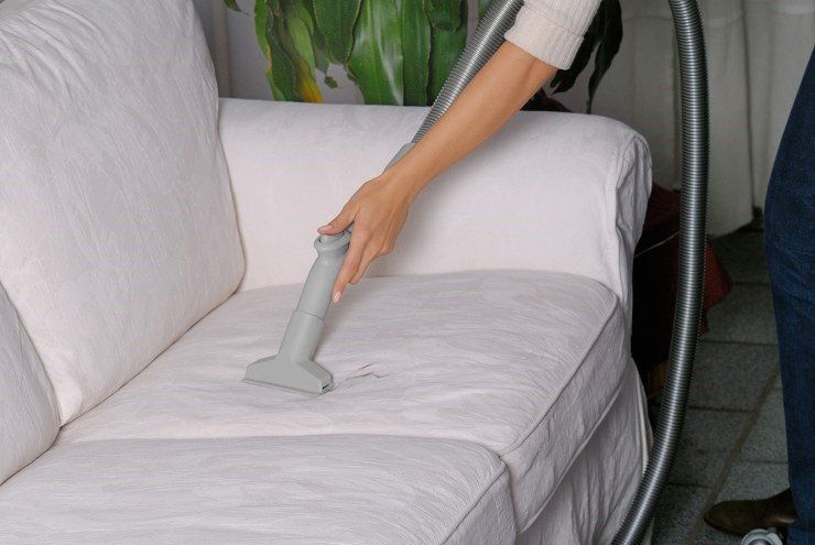 sofa vacuuming