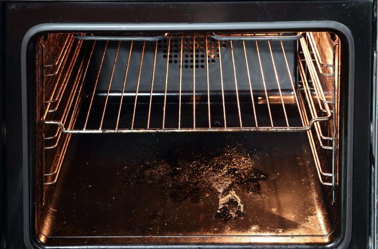 cleaning oven racks