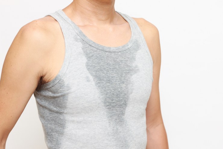 cleaning sweat stains