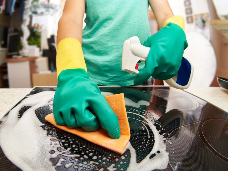 kitchen cleaning