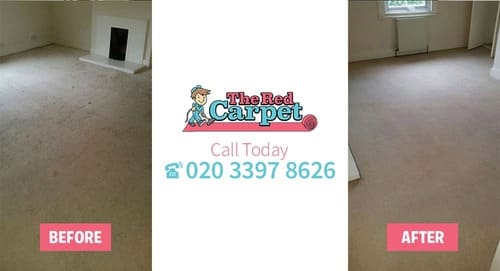 Carpet Cleaning before-after Stockwell SW9